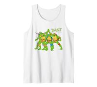 TMNT Heroes Half Shell Team Retro 80s Classic Turtle Power Tank Top