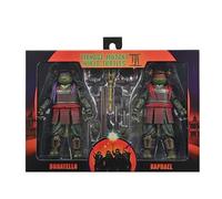 NECA Teenage Mutant Ninja Turtles 3 (Movie) - Turtles in Time- 1:7 Scale Collectible Action Figures, Donatello & Raphael 2-Pack