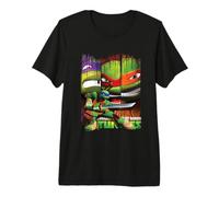 TMNT Leonardo in Front Group Shot Premium T-Shirt