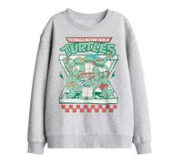 Tmnt Pizza Takeway Kids Sweatshirt, Athletic Heather, 5-6