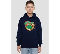 TMNT Pizza Time Youth Kids Pull-Over Hoodie, Navy Nickelodeon Navy 5-6 Years