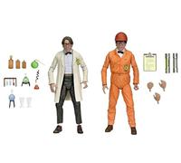 Neca Tmnt Ii: The Secret Of The Ooze Action Lab Coat Professor Perry And Hazmat Suit Professor Perry 2 Pack Figure 18 Cm
