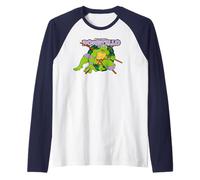 TMNT Teenage Mutant Ninja Turtles Donatello Classic Machines Raglan Baseball Tee