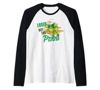 TMNT Teenage Mutant Ninja Turtles Pizza Loser Team Classic Raglan Baseball Tee