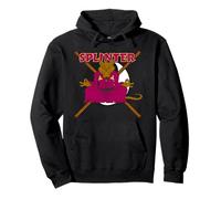 TMNT Teenage Mutant Ninja Turtles Splinter Radical Rat Retro Pullover Hoodie
