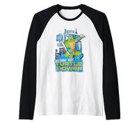 TMNT Teenage Mutant Ninja Turtles Tough Power NYC Vintage Raglan Baseball Tee