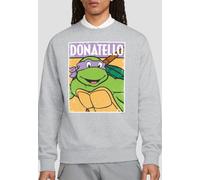 Tmnt Tmnt Donnie Sweatshirt, Athletic Heather Teenage Mutant Ninja Turtles Light Grey L