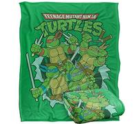 Tmnt Tmnt Group Retro Silky Touch Super Soft Throw Blanket 152 X 127 Cm