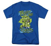 TMNT Trust Me, Iâ€™M A Ninja Unisex T Shirt, Royal, Medium