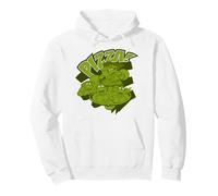 TMNT Turtle Power Best Friends Pizza Time Lol Pose Retro TV Pullover Hoodie