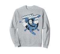 TMNT Turtle Power Casey Jones Baseball Ninja Pose Classic TV Sweatshirt