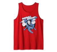 TMNT Turtle Power Casey Jones Baseball Ninja Pose TV Classic Tank Top