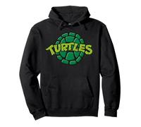 TMNT Turtle Power Logo Heroes Half Shell 80s Vintage Cartoon Pullover Hoodie