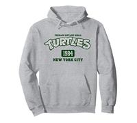 TMNT Turtle Power New York Varsity 80s Logo Cartoon Classic Pullover Hoodie