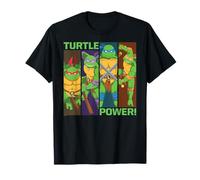 TMNT Turtle Power Panels Retro Cartoon T-Shirt