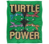 Tmnt Turtle Power Silky Supersoft Blanket Multicoloured (152Cm X 127Cm)