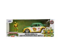 TMNT TV 1987 VW Beetle with Michelangelo 1:24 Scale