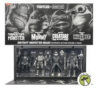 NECA Teenage Mutant Ninja Turtles x Universal Monsters Mutant Monster Mash 4 PK