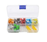 TMP1105 1 Set 12V 24V 32V Universal Automobile Fuse Box with 140pcs Car Micro 2 Inserts Blade Fuse Protected circuits