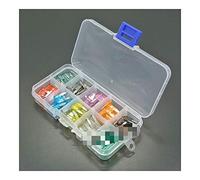 TMP1105 100pc 1A,2A, 3A, 5A, 7.5A,10A,15A, 20A, 25A, 30A Mini Blade Fuse Assortment for Auto Car Motorcycle SUV FUSES Kit APM ATM Protected circuits