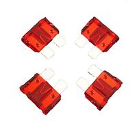 TMP1105 100pcs 10 Amp Auto Car Truck Standard Blade Fuse 10A 32V Fast Acting ATC Blade Fuse Car Boat Truck SUV Automotive Replacement