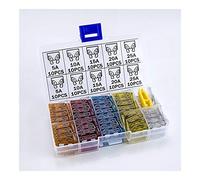 TMP1105 100pcs Medium Car Fuse 5A 10A 15A 20A 25A Amp with Clip Box Assortment Auto Blade Fuses Set Vehicle Truck SUV Protected circuits