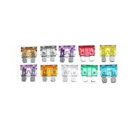 TMP1105 100pcs/set Fuse Standard Medium Blade Car Fuse Auto Fuses Car 3A 5A 7.5A 10A 15A 20A 25A 30A 35A 40A Car Accessories Protected circuits