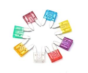 TMP1105 160Pcs 3A/ 5A/ 10A/ 15A/ 20A/ 25A/ 30A/ 40A Automobile Car Security Fuse Standard Auto Car Blade Fuse Assortment Kit Protected circuits