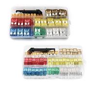 TMP1105 242Pcs Assorted Car Blade Fuses with Clip Auto Standard Mini Fuse Boat Motorcycle Fuse 5A/7.5A/10A/15A/20A/25A/30A with Box Protected circuits