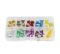 TMP1105 45/90PCS Mini, Small and Medium Size 5-40A Combination Car Fuse Automotive Fuse with Box and Clip Protected circuits (Color : 45pcs Mini Fuse)