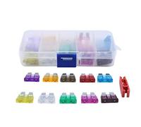 TMP1105 50Pcs Mix Assorted Car Motorcycle Truck Blade Fuse Set Kit 3A 5A 10A 15A 20A 25A 30A 35A 40A Protected circuits