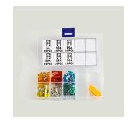 TMP1105 60pcs Mini Car Fuse 5A 10A 15A 20A 25A 30A Amp Clip Box ZINC Assortment Auto Blade Type Fuses Set Vehicle Boat Protected circuits