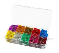 TMP1105 80pcs 12V Mixed Standard Blade Fuse 3A 5A 7.5A 10A 15A 20A 25A 30A 35A 40A Assorted Set with Clip for Auto Car Truck Protected circuits