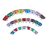 TMP1105 80PCS Car Fuses Mixed Mini ATS ATC Zinc Blade Fuse 5 10 15 20 25 30 40A AMP Set for Auto Car Truck Protected circuits (Color : Mini)