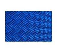 TMPQAHR Thickened Anti-Skid pad, 2.8MM Anti-Skid pad, Garage Rubber pad, Multiple Sizes to Choose from, Easy to Cut and Clean, Made of PVC, Suitable for Outbound/Gym.(Blue,0.7x0.8m/2.3X2.6ft)