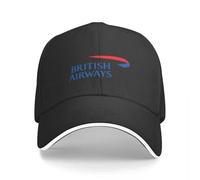 TMQZHQAVH British Airways Baseball Cap Golf Cap Hat Luxury Brand Snap Back Hat Hats Man Women's