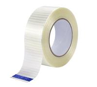 TMRBBesty Cricket Bat Tape,Fiberglass Filament Tape,Extra Strong Cross weave Reinforced Tape,Transparent Bi-Directional Filament Strapping Tape,Fiberglass Filament Tape(20mm Width,50m Length)