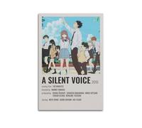 TMRL A Silent Voice Anime 3Wall Art Canvas Poster Music Albums And Movies Decorative Painting for Living Bed Room 20x30inch(50x75cm) Unframe-style