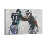 TMRL Jalen HurtsWall Art Canvas Poster Music Albums And Movies Decorative Painting for Living Bed Room 24x36inch(60x90cm) Frame-style