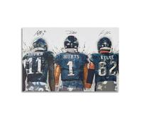 TMRL Jalen HurtsWall Art Canvas Poster Music Albums And Movies Decorative Painting for Living Bed Room 12x18inch(30x45cm) Unframe-style