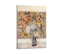 TMRL The Connoisseur by Norman Rockwell Canvas Art PosterWall Art Canvas Poster Music Albums And Movies Decorative Painting for Living Bed Room 08x12inch(20x30cm) Frame-style