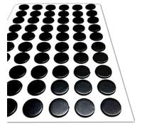 TMS 60 Sticky Magnet Dots, Self-Adhesive Magnetic Stickers for Arts and Crafts, on Easy to Peel Sheet - Make your own Fridge Magnets for Kids, Notes or Reminders - Round Stick on Magnets [1.5mm thick]