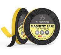 TMS A+B Magnetic Tape Pairs | Long Self-Adhesive Magnet Strips for Doors, Fly Screens, Mosquito Nets and Curtains | Easy to Stick On | use as Clasp or DIY Catch for Cupboards (Regular, 3m + 3m)