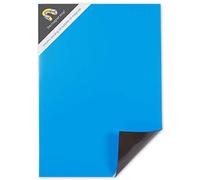 TMS Colour Magnetic Sheets for Sign Making, Screen Printing, Kids Magnets and Crafts | Vinyl Coated Sheets with Magnet Backing for Car, Taxi or Van Signage | Blue, A4 Sheet (30 x 21cm)