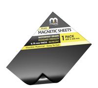 TMS Large Magnetic Sheet 60 x 42cm | Flexible Magnet Roll for Sign Making, Crafts, Die Storage, DIY Fridge Magnets and More - Motorway Grade Strength, Perfect for Van or Taxi Signs [0.8mm thick]