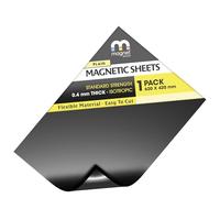TMS Large Magnetic Sheet for Die Storage | Plain Magnetic Sheeting for Crafts, or Making Your own Signs or Flexible Fridge Magnets [62 x 42cm, 0.4mm Thick, Single Sheet]
