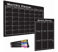 TMS Magnetic (A4 / A3) Weekly Planner and Organiser - Customisable Whiteboard for Organising Your Week, Tasks, to Do List, Shopping and Meal Planning. Works Great at Home, Office, School