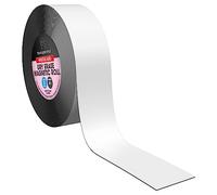 TMS Magnetic Labels Dry Erase | Reusable White Magnets with Dry Wipe Pen for Fridge Notes, Warehouse Labelling for Metal Shelves, Racking, Shelving, Reminders or Whiteboards 3 metres x 30mm Wide
