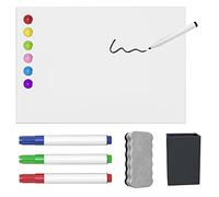 TMS Magnetic Whiteboard Sticker | Self-Adhesive Notice Board to Stick on Wall | Dry Erase Message Board for Office or Home | Use as Weekly Planner for Notes or Reminders A2 [60 x 40cm]