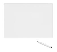 TMS Magnetic Whiteboard Sticker | Self-Adhesive Notice Board to Stick on Wall | Dry Erase Message Board for Office, Home or Kids | Use as Weekly Planner for Notes or Reminders A1+ [90 x 60cm]